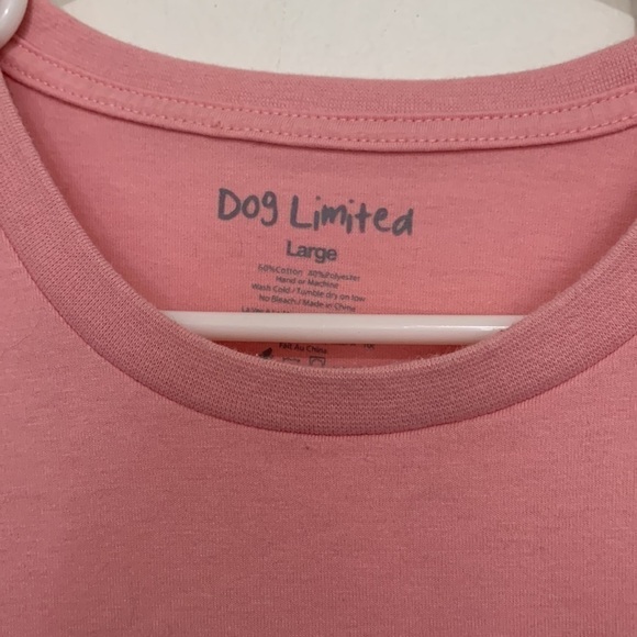 Dog Limited x Drake Collab Tee Pink Unisex Pocket Shirt Size L - Picture 4 of 5